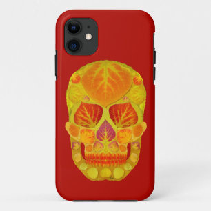 Aspen Leaf Skull 13 iPhone 11 Case