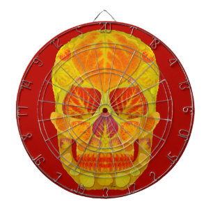 Aspen Leaf Skull 13 Dartboard