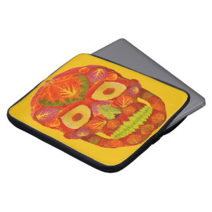 Aspen Leaf Skull 16 Laptop Sleeve
