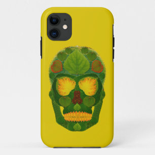 Aspen Leaf Skull 9 iPhone 11 Case