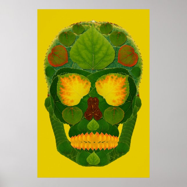 Aspen Leaf Skull 9 Poster (Front)