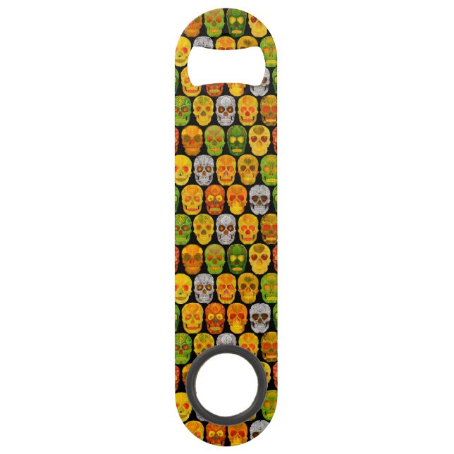 Aspen Leaf Skulls seamless pattern 2018 (Front)