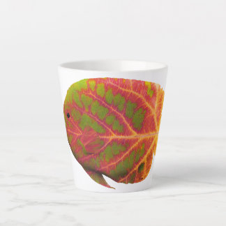 Aspen Leaf Tropical Fish 1 Latte Mug