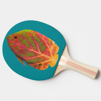 Aspen Leaf Tropical Fish 1 Ping Pong Paddle