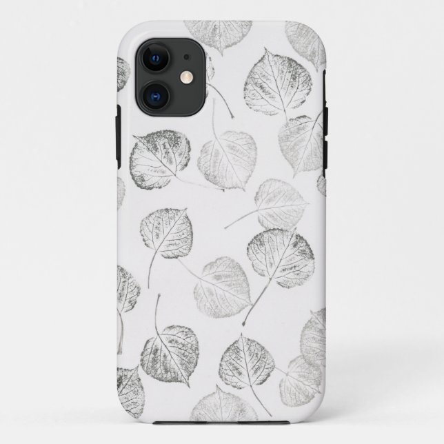Aspen Leaves Black and White © Sandy Long Case-Mate iPhone Case (Back)