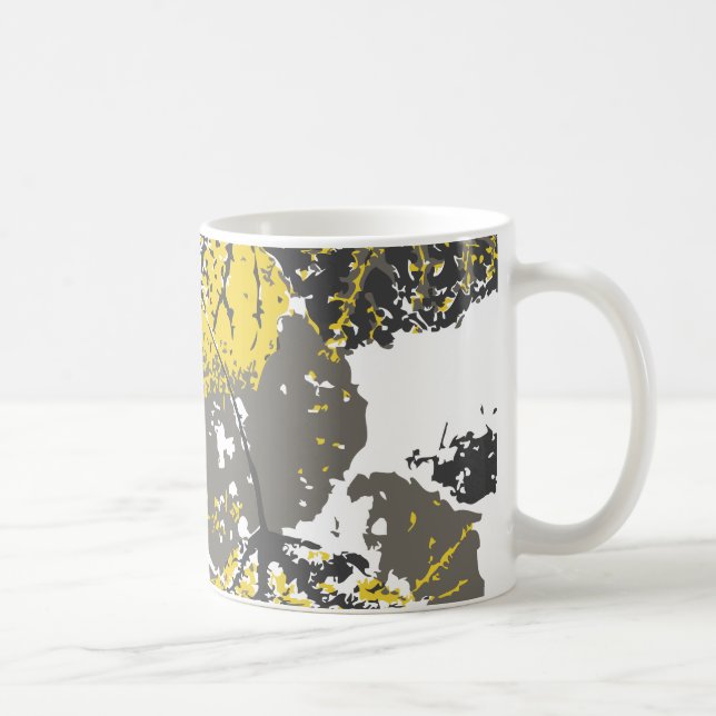 aspen leaves coffee mug (Right)
