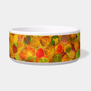 Aspen Leaves collage solid medley seamless 1