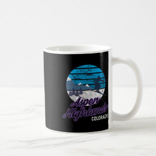 Aspen S Colorado Usa Ski Resort Snowboarding Coffee Mug