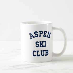 Aspen Ski Club Colorado Ski Mountain Travel Skier Coffee Mug