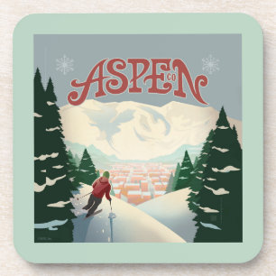 Aspen Skier Colorado Coaster