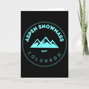 Aspen Snowm Colorado Mountain Town - Elevated Co S Card