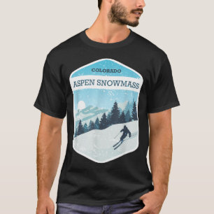 Aspen snowmass ski resort colorado snowboarding  T-Shirt