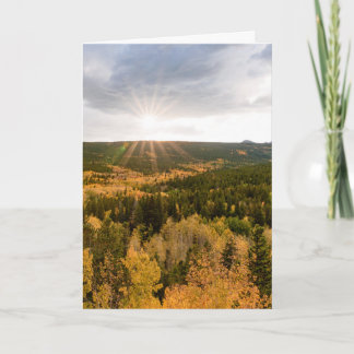 Aspen Sunset Card