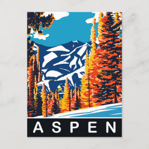 Aspen, Travel Postcard