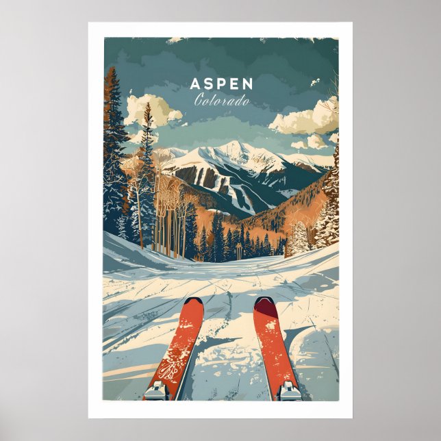 Aspen Travel Poster - Colorado 1 (Front)