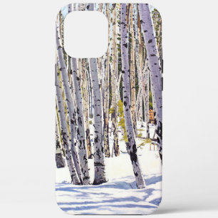 Aspen Trees in the Forest iPhone 12 Pro Max Case