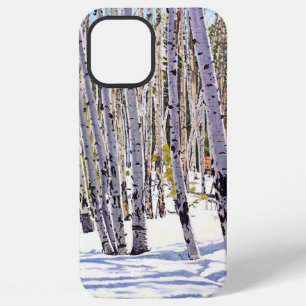 Aspen Trees in the Forest iPhone 12 Pro Max Case