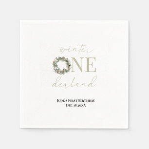 ASPEN Winter ONEderland Paper Napkins