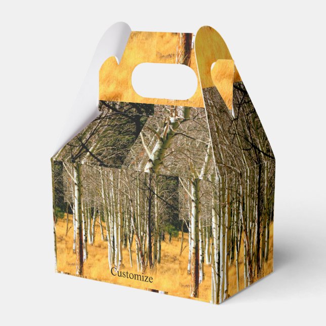 aspen woods candy tin favour box (Front Side)