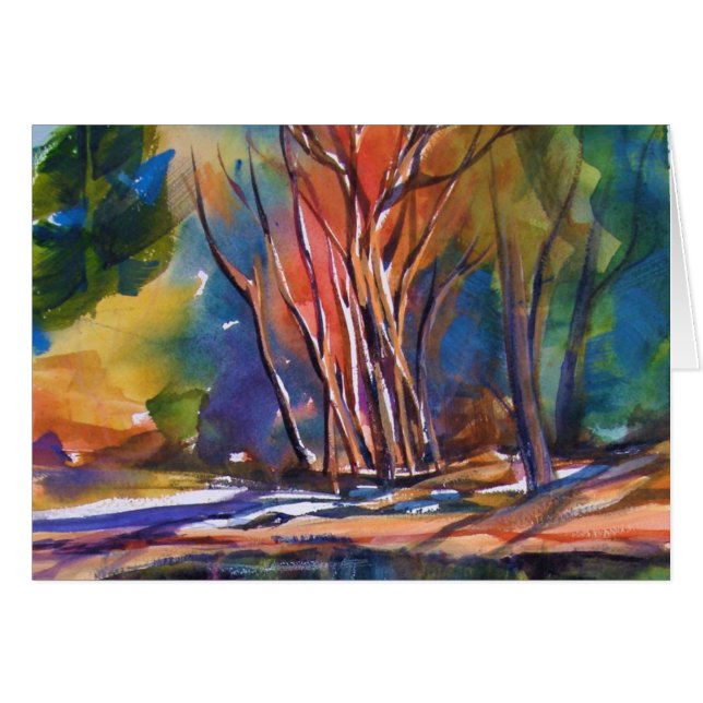 Aspens and Shadows of Yosemite CARD (Front Horizontal)
