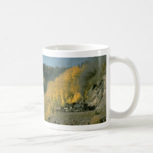 Aspens in the fall contrast with No. 489 near Coxo Coffee Mug