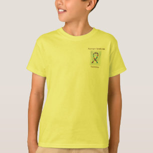 Asperger Syndrome Awareness Ribbon Angel Tee