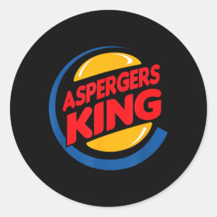 Aspergers Awareness Shirt Syndrome Neurodiversity Classic Round Sticker