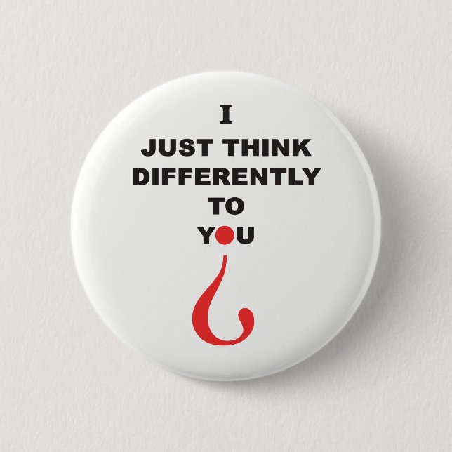 Aspergers Syndrome Awareness outside the box Badge (Front)