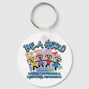 Asperger's Syndrome Be A Hero Key Ring