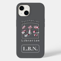Asphalt Add Name Initials Pyromaniac Librarian
