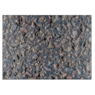 Asphalt and pebbles texture cutting board