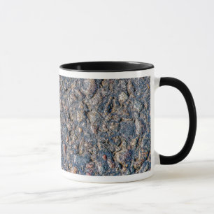 Asphalt and pebbles texture mug