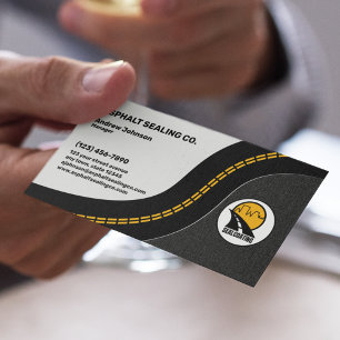 Asphalt Driveway Sealing Company Business Card