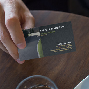 Asphalt Driveway Sealing Company Business Card