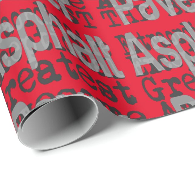 Asphalt Paver Extraordinaire Wrapping Paper (Roll Corner)