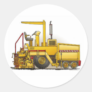 Asphalt Paving Machine Kids Sticker
