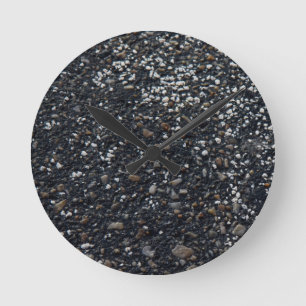Asphalt wall clock