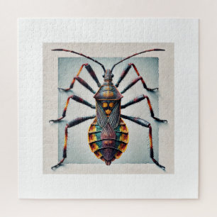 Assassin Bug 260924IREF222 - Watercolor Jigsaw Puzzle