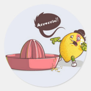 Assassin! Classic Round Sticker