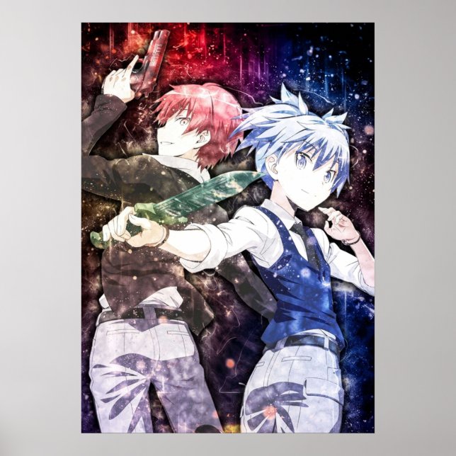 Assassination Classroom Karma Nagisa Poster (Front)