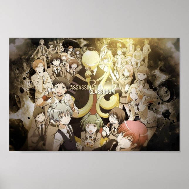 Assassination classroom Koro Sensei old page memor Poster (Front)