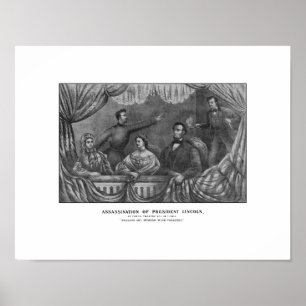 Assassination of President Lincoln Poster