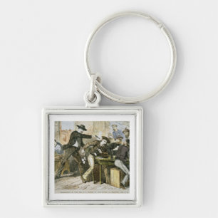 Assassination of 'Wild Bill' (W.B. Hickok) by Jack Key Ring