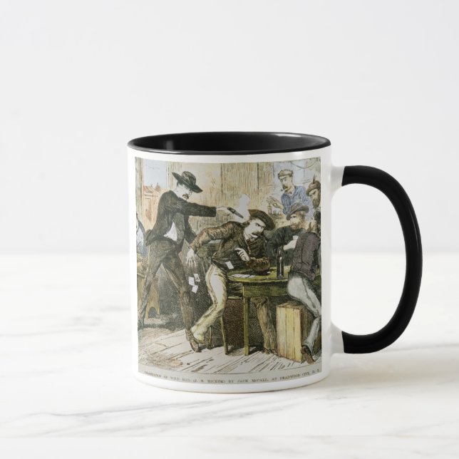 Assassination of 'Wild Bill' (W.B. Hickok) by Jack Mug (Right)