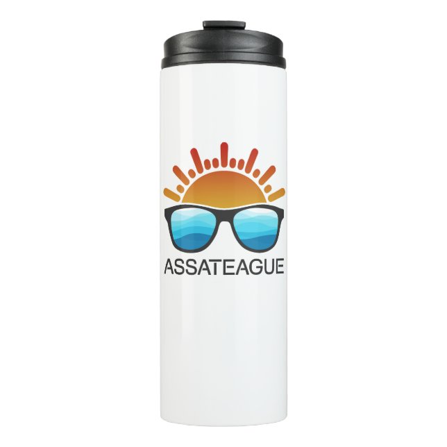 Assateague Island Maryland Virginia Sunglasses Thermal Tumbler (Front)