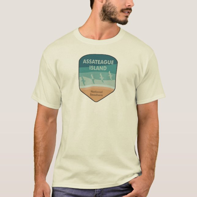 Assateague Island National Seashore Seagulls T-Shirt (Front)