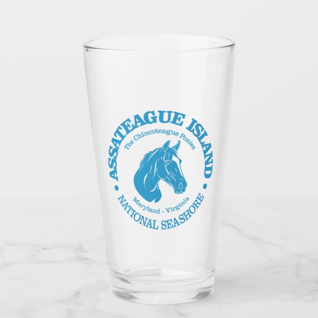 Assateague Island (pony) Glass (Front)