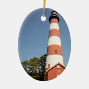 Assateague Lighthouse Ceramic Ornament