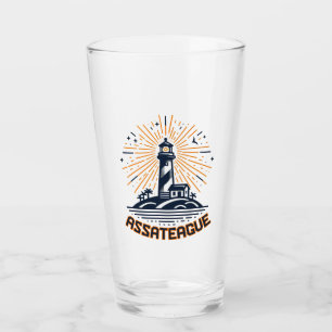 Assateague Virginia Lighthouse Sunrise Glass