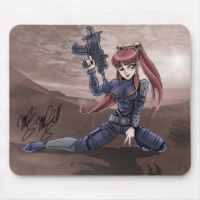 assault anime mousepad (Front)